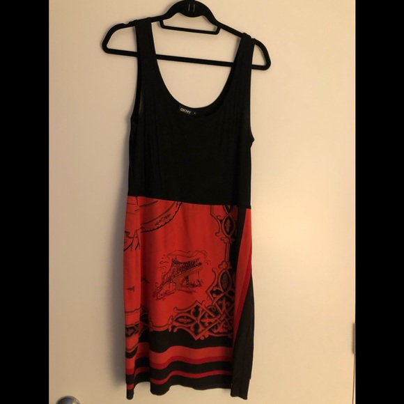 Dkny Dresses & Skirts - DKNY scarf print dress